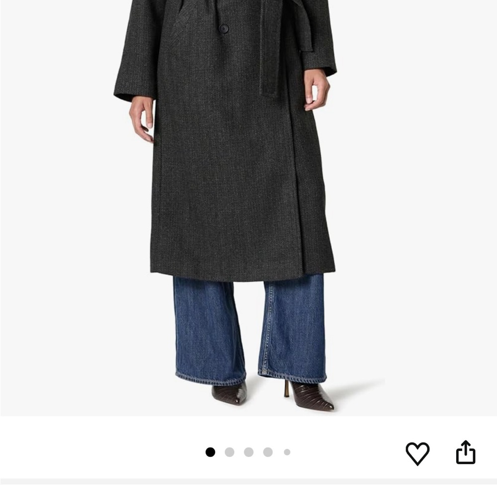 The Drop womens Jessy Elongated Overcoat size Large - Picture 13 of 15